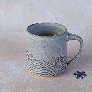 Mug montagne gravé