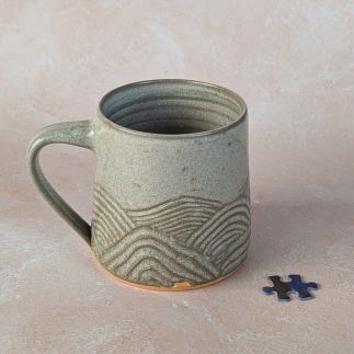 Mug montagne gravé