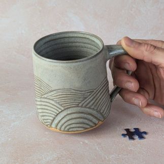 Mug montagne gravé