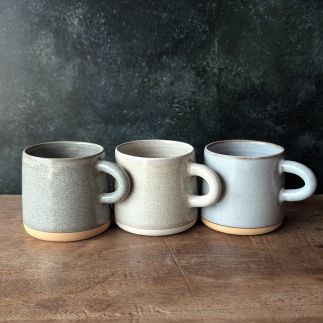 Tasse cosy vert-brun - La ligne céramique