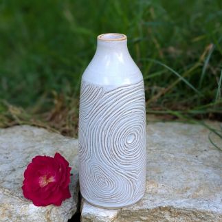 Vase bois blanc