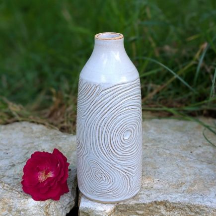 Vase bois blanc
