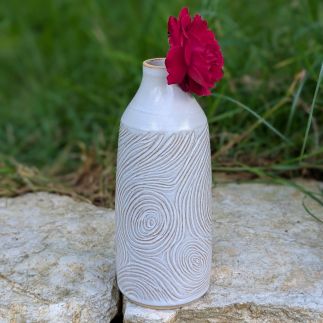 Vase bois blanc