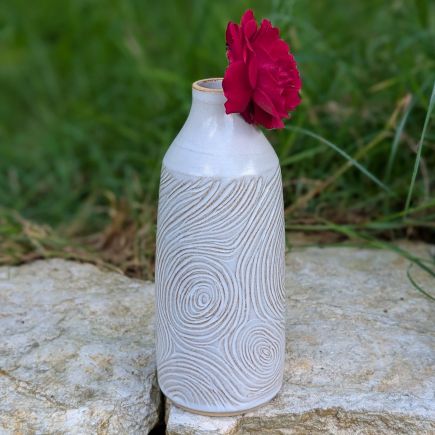 Vase bois blanc