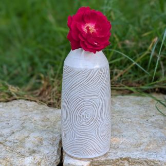 Vase bois blanc