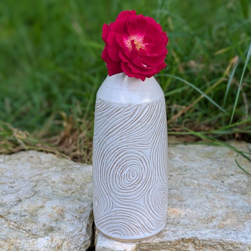 Vase bois blanc