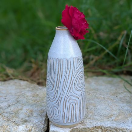 Vase bois bleu