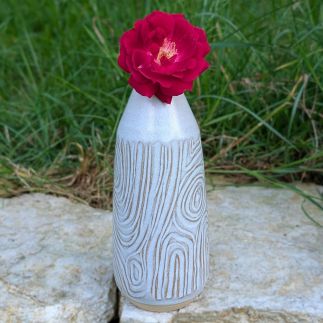 Vase bois bleu