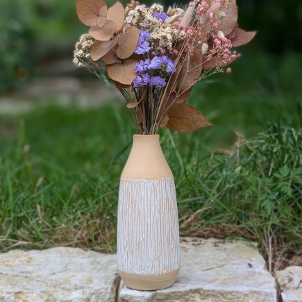 Vase bois brut