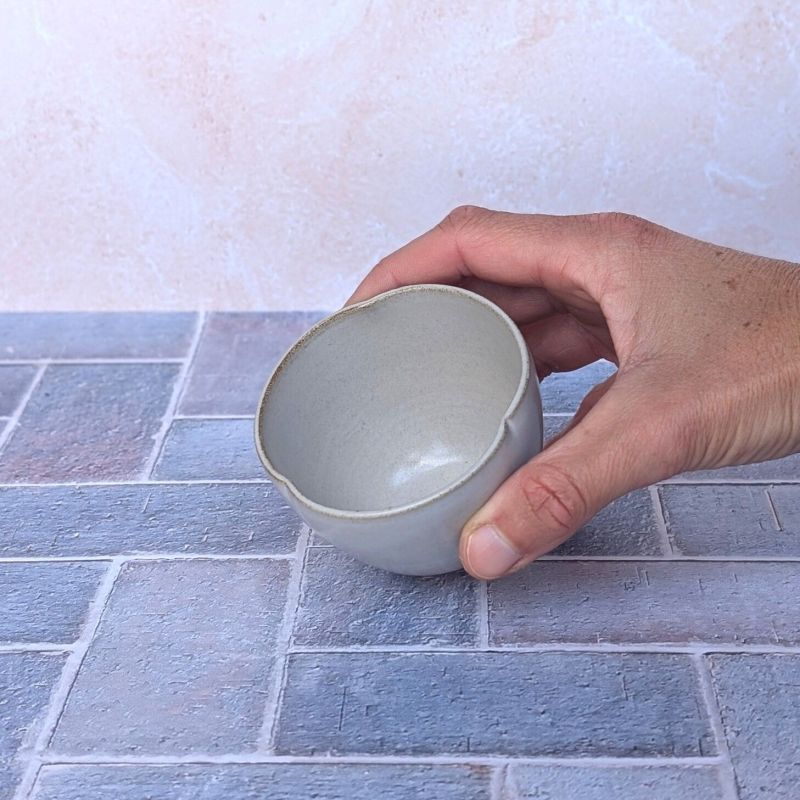 Tasse à expresso fleur - La ligne céramique