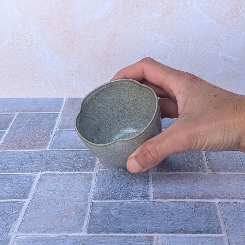 Tasse à expresso fleur - La ligne céramique