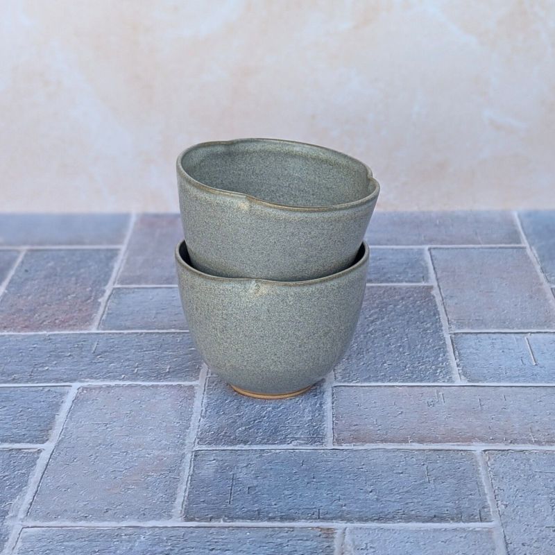 Tasse à expresso fleur - La ligne céramique