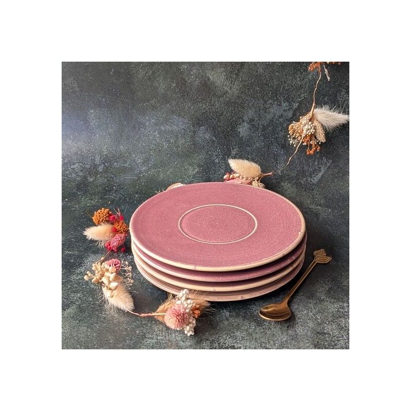 Lot de 4 assiettes à dessert Lot de 4 assiettes à dessert