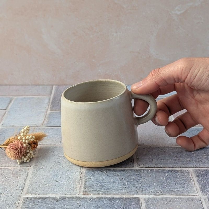 Tasse cosy blanc satin - La ligne céramique