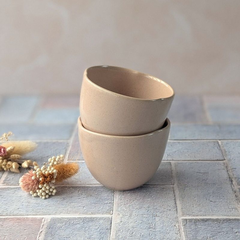 Tasse à expresso fleur - La ligne céramique Tasse à expresso fleur - La ligne céramique