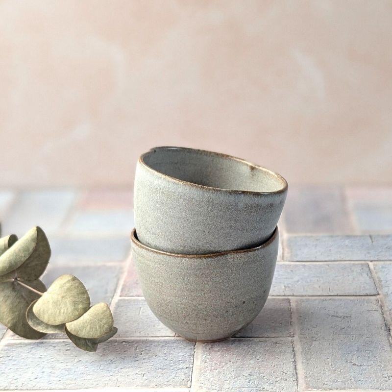 Tasse à expresso fleur - La ligne céramique Tasse à expresso fleur - La ligne céramique