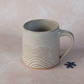 Mug montagne gravé