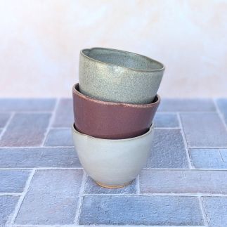 Tasse à expresso fleur - La ligne céramique