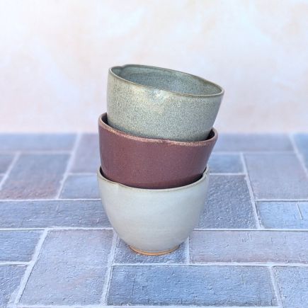 Tasse à expresso fleur - La ligne céramique